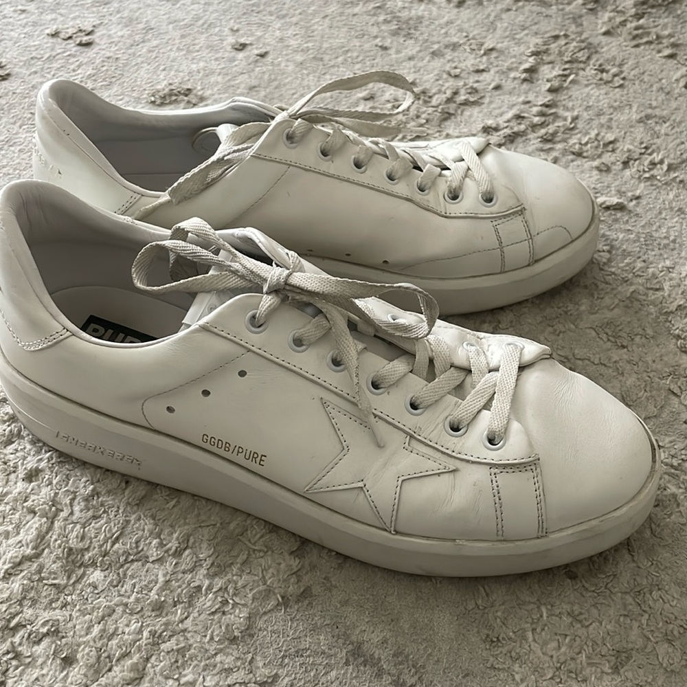 Men’s White Learher Golden Goose sneakers